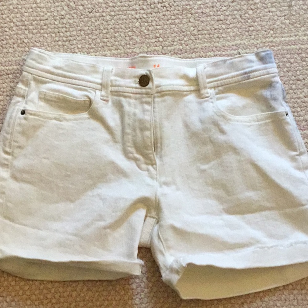 Crew cuts white shorts